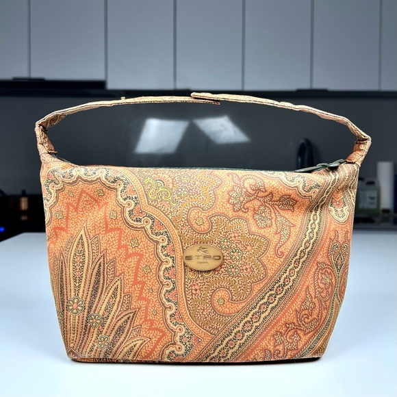 Etro Paysley Fabric Pouch Bag - Picture 1 of 8